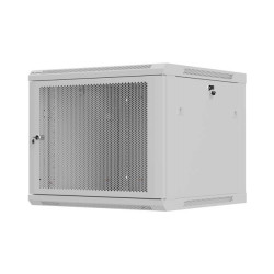 LANBERG NÁSTENNÁ INŠTALAČNÁ SKRIŇA 19'' 9U 600X600 ŠEDÉ PERFOROVANÉ DVERE (PLOCHÉ BALENIE)