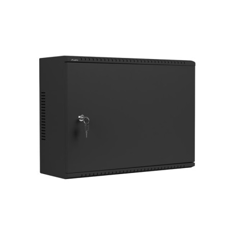 LANBERG 19'' RACKOVÁ SKRIŇA PRO MONTÁŽ NA STENU 4U+3U/540X200 NÍZKOPROFILOVÁ ČIERNA (ZMONTOVANÁ)