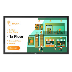55'' LED NEC M551 PCAP, 3840x2160, 24/7, 500cd, touch