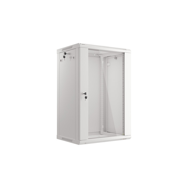 LANBERG 19'' RACKOVÁ SKRIŇA PRO MONTÁŽ NA STENU 18U/600X450 (FLAT PACK) ŠEDÁ V2