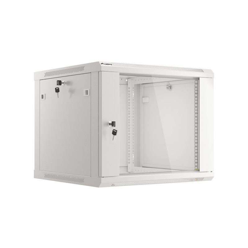 LANBERG RACKOVÁ SKRIŇA 19'' PRO MONTÁŽ NA STENU 9U/600X600 (FLAT PACK) V2 ŠEDÁ