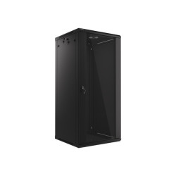 LANBERG 19'' RACKOVÁ SKRIŇA PRO MONTÁŽ NA STENU 27U/600X600 (FLAT PACK) ČIERNA V2