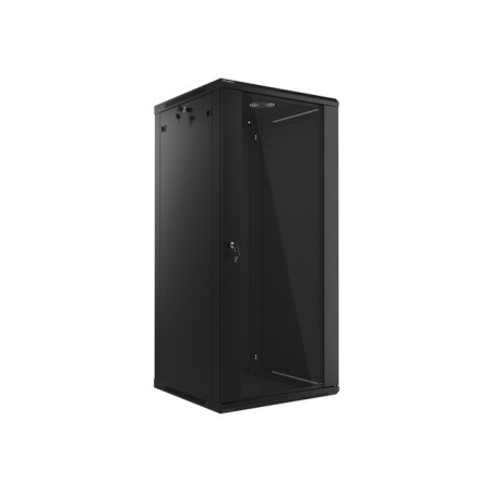 LANBERG 19'' RACKOVÁ SKRIŇA PRO MONTÁŽ NA STENU 27U/600X600 (FLAT PACK) ČIERNA V2