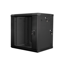 LANBERG RACKOVÁ SKRIŇA 19'' DVOJDIELNA NÁSTENNÁ 12U/600X600 (FLAT PACK) ČIERNA