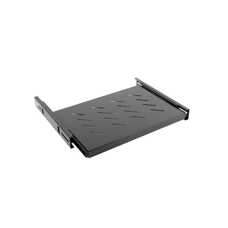LANBERG 19'' POSUVNÁ POLICA 1U/465X347MM MAX. NOSNOSŤ DO 60 KG ČIERNA
