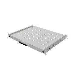 LANBERG POSUVNÁ POLICA PRO 19'' RACKOVÉ SKRINE 350MM ŠEDÁ (1U/445X350MM, NOSNOSŤ DO 35KG, 4PO