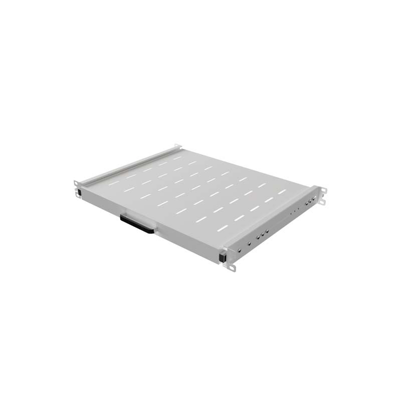LANBERG POSUVNÁ POLICA PRO 19'' RACKOVÉ SKRINE 350MM ŠEDÁ (1U/445X350MM, NOSNOSŤ DO 35KG, 4PO