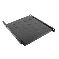 LANBERG 19'' POSUVNÁ POLICA 1U/463X550MM MAX. NOSNOSŤ DO 60 KG ČIERNA