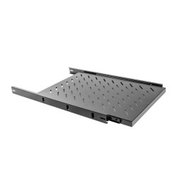 LANBERG 19'' POSUVNÁ POLICA 1U/465X750MM MAX. NOSNOSŤ DO 60 KG ČIERNA