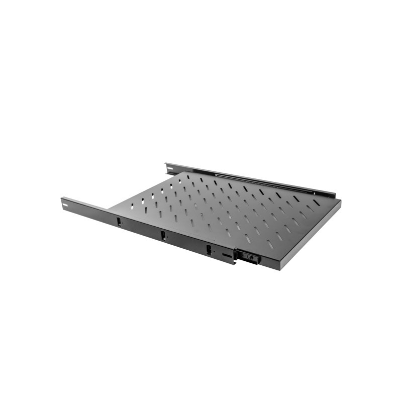 LANBERG 19'' POSUVNÁ POLICA 1U/465X750MM MAX. NOSNOSŤ DO 60 KG ČIERNA