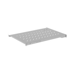 LANBERG POLICE PRO 19'' SKRINE 1000MM ŠEDÁ (1U/483X700MM NOSNOSŤ DO 25KG, 4BODOVÁ MONTÁŽ)
