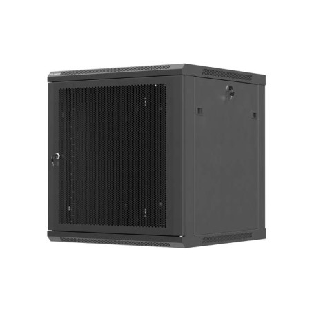 LANBERG NÁSTENNÁ INŠTALAČNÁ SKRIŇA 19'' 12U 600X600 ČIERNE PERFOROVANÉ DVERE (PLOCHÉ BALENIE)