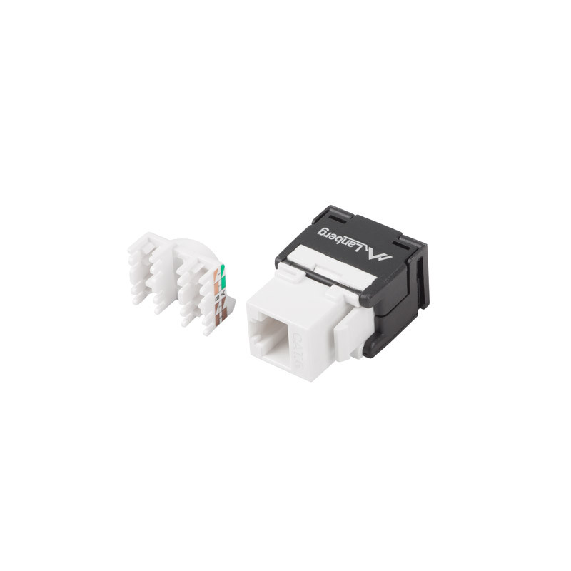 KEYSTONE MODUL BEZ NÁSTROJOV RJ45-LSA CAT.6 UTP 180° LANBERG
