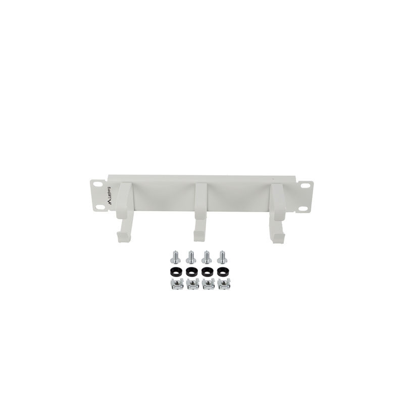 10'' KÁBLOVÉ VEDENIE 3 KRÚŽKY TYP B 1U ŠEDÁ LANBERG