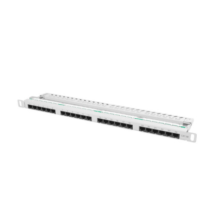 PATCH PANEL 48 PORTOV 1U 19'' CAT.5E UTP ŠEDÝ LANBERG