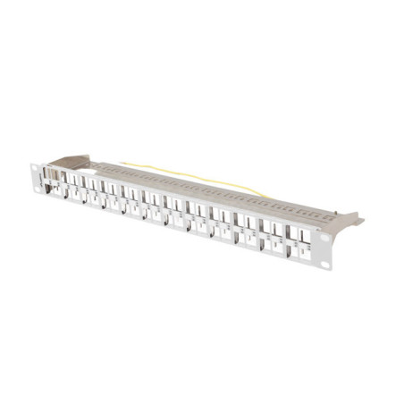 PATCH PANEL PRÁZDNÝ 48 PORTOV 1U 19'' FTP PRO MODULY KEYSTONE ŠEDÝ LANBERG