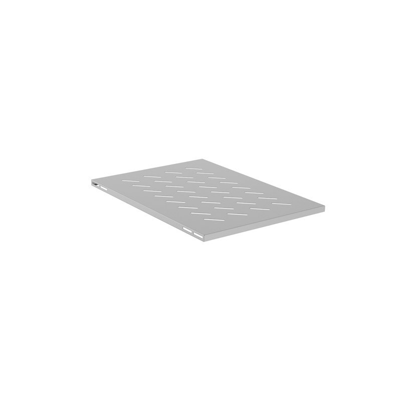 POLICA PRO 19'' SKRINE 800MM ŠEDÁ LANBERG (1U/480X675MM NOSNOSŤ DO 120KG, 4BODOVÁ MONTÁŽ)