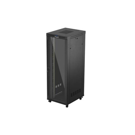 19'' VOĽNE STOJÚCA RACKOVÁ SKRIŇA 47U/800X1000 (FLAT PACK) S PRESKLENÝMI DVERAMI LCD ČIERNA LANBERG V2