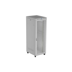 19'' VOĽNE STOJÚCA RACKOVÁ SKRIŇA 47U 800X1000 ŠEDÝ S PERFOROVANÝMI DVERAMI LANBERG (FLAT PACK) V2