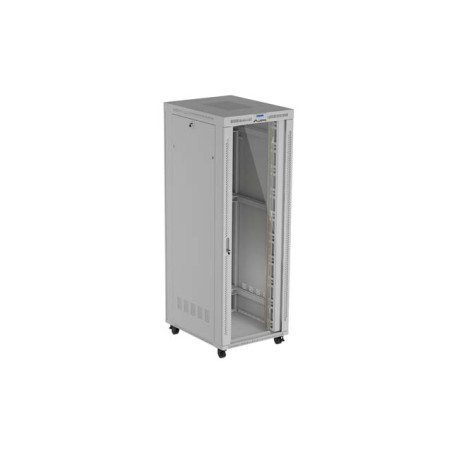 19'' VOĽNE STOJÚCA RACKOVÁ SKRIŇA 47U 800X1000 ŠEDÉ PRESKLENÉ DVERE LCD LANBERG (FLAT PACK) V2