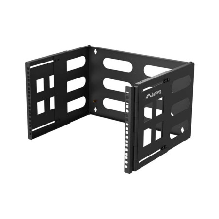 SKLADACÍ DRŽIAK PRO MONTÁŽ NA STENU 19'' 6U RACK 497X400/240 ČIERNY LANBERG