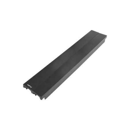 19'' PLASTOVÝ RÝCHLOMONTÁŽNY OHNIVZDORNÝ ZASLEPOVACÍ PANEL 2U ČIERNY LANBERG