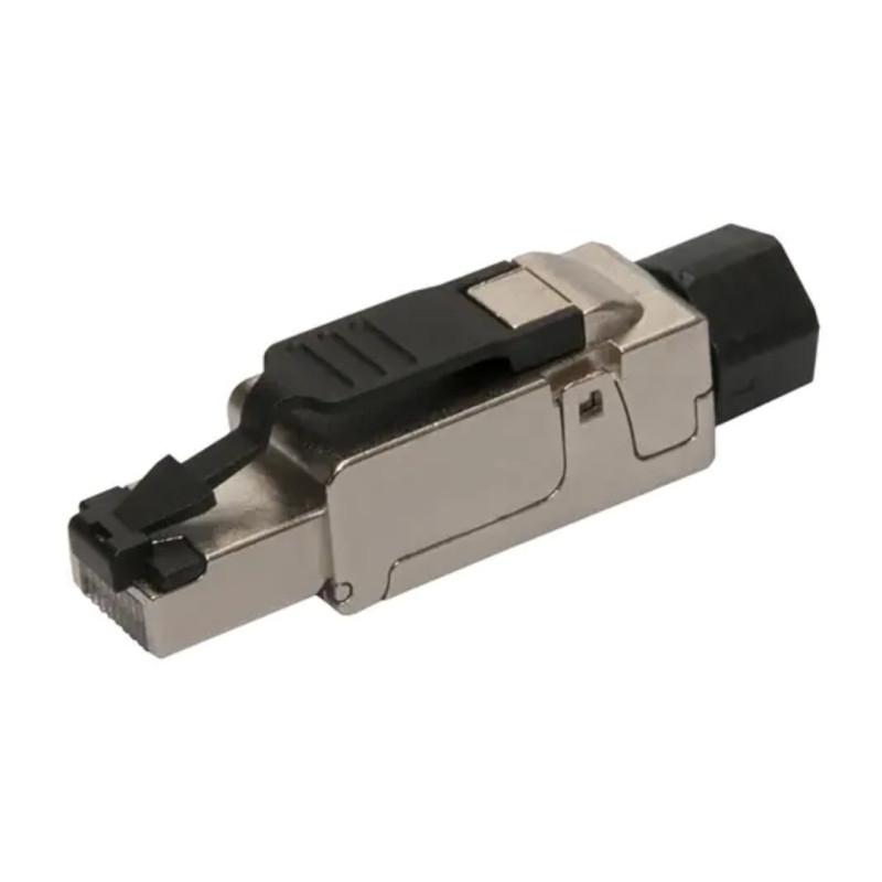Konektor MPTL RJ45 CAT6A STP samorezný SXRJ45-6A-STP-BK-SA-N