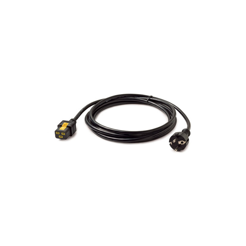 APC Power Cord, Locking C19 do CEE/7 Schuko, 3m