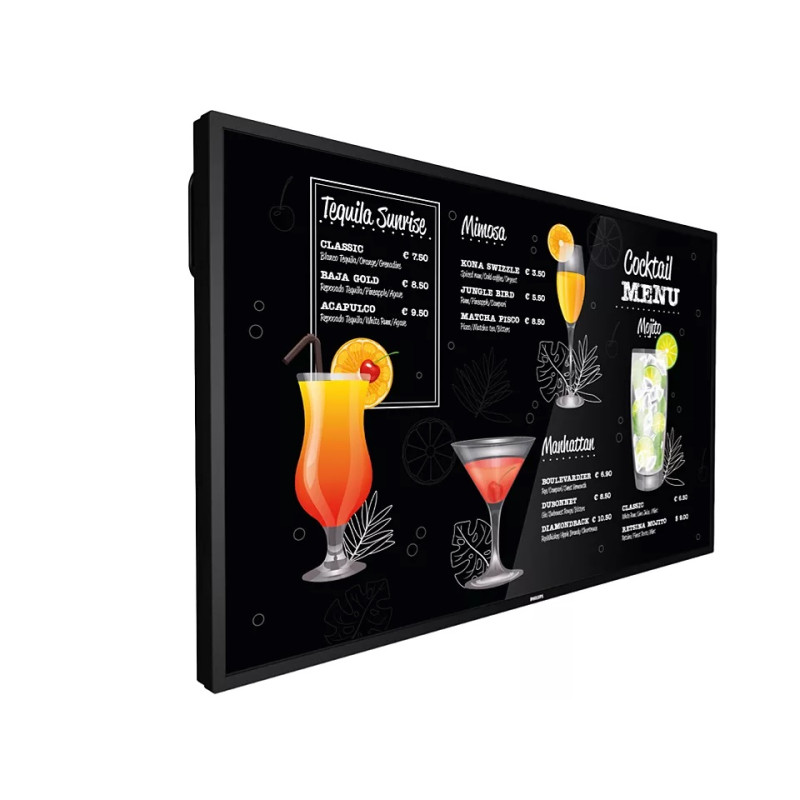 55'' D-LED Philips 55BDL3117P-UHD, 750cd, MP, 24/7