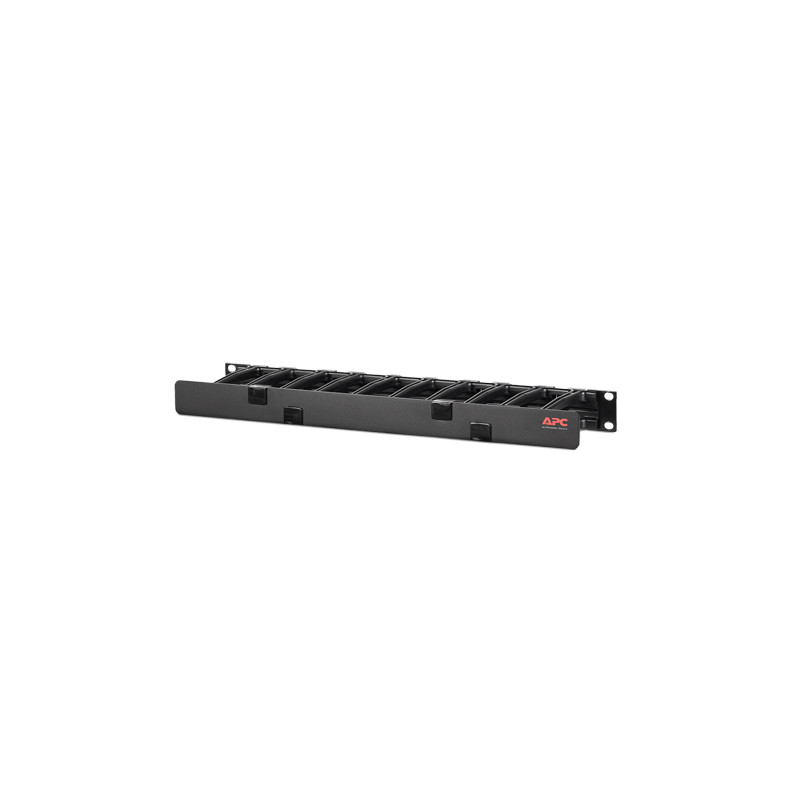Horizontal Cable Manager, 1U Single Side w.Cover