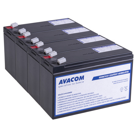 Batériový kit AVACOM AVA-RBC116-KIT náhrada pre renováciu RBC116 - batéria pre UPS (4ks batérií)