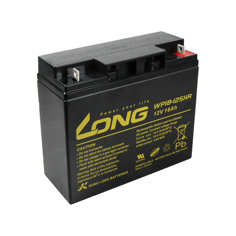 Long 12V 18Ah olovený akumulátor High Rate F3