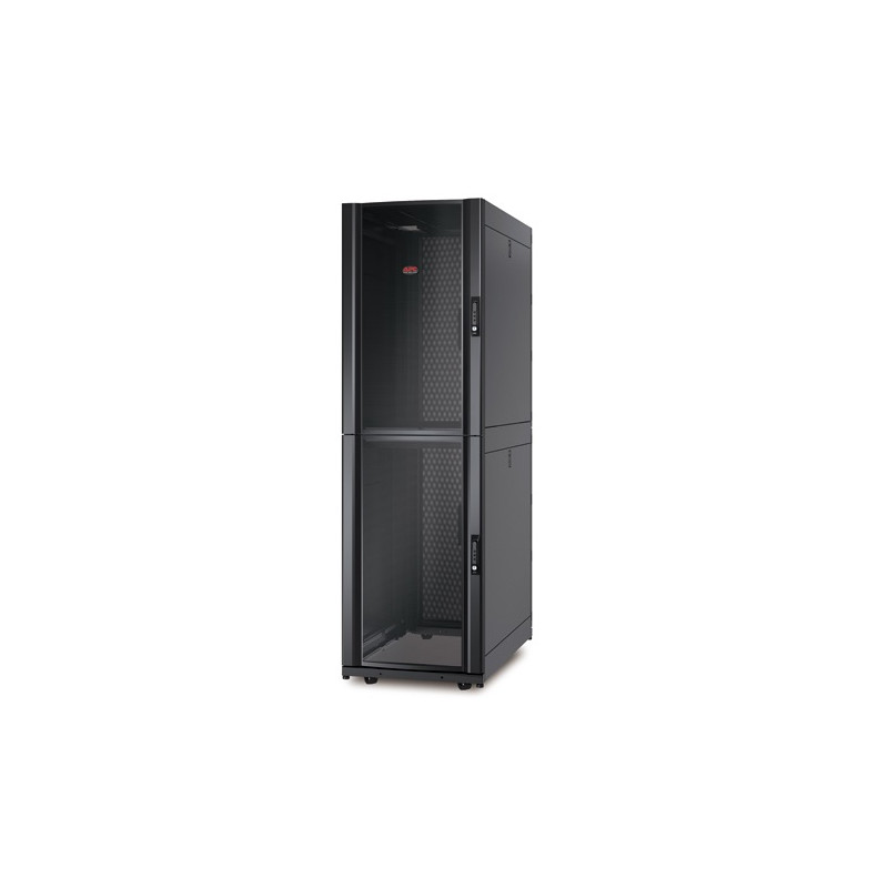 NetShelter SX Colocation 2 x 20U 600mm Widex1070mm Deep Encl w.Sides Black