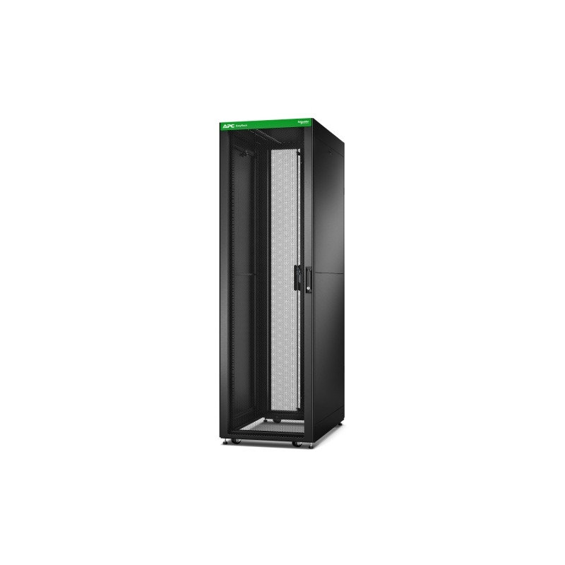 Easy Rack 600mm/42U/1000mm , with Roof, Side panel,castors,feet and 4 Brackets, No Bottom, black