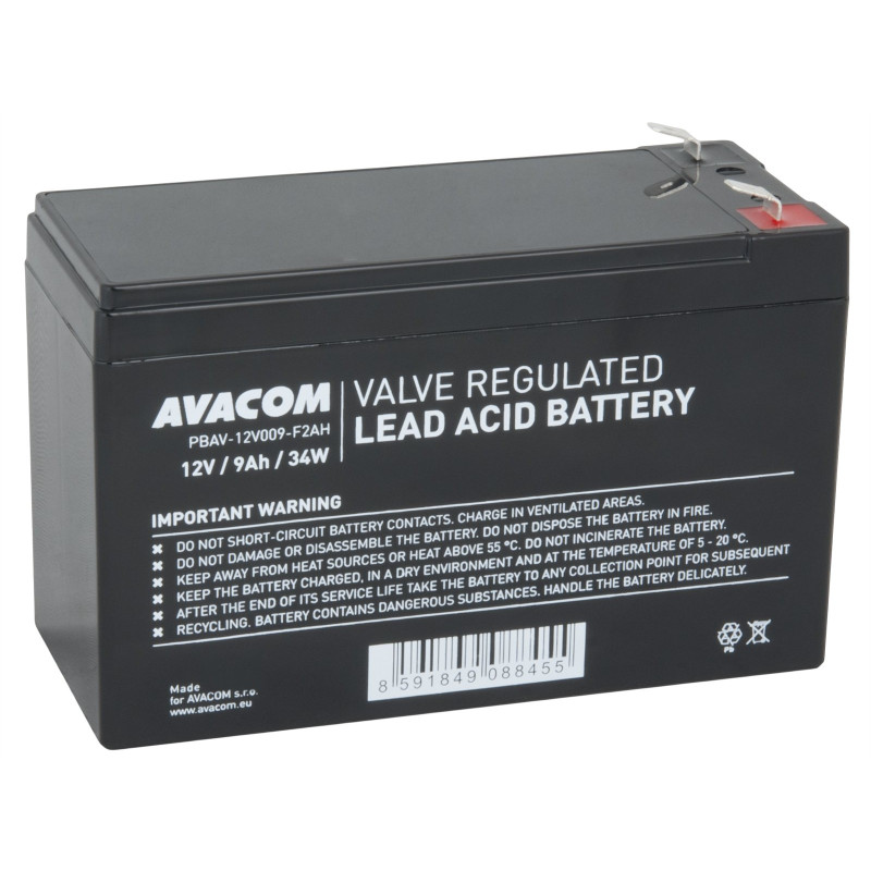 AVACOM batéria 12V 9Ah F2 HighRate (PBAV-12V009-F2AH)
