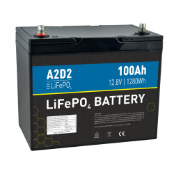 A2D2 batéria LiFePO4 12,8V 100Ah M8 (NewCell cells)