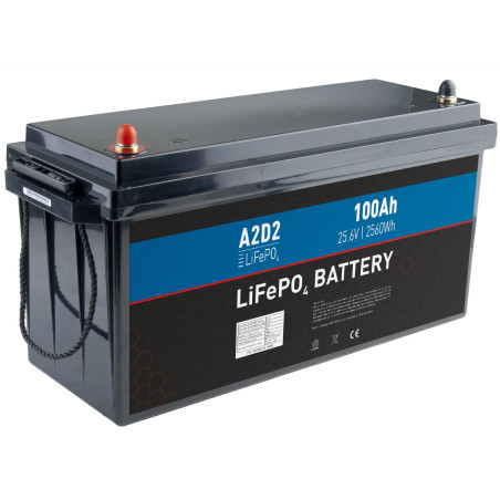A2D2 batéria LiFePO4 25,6V 100Ah M8