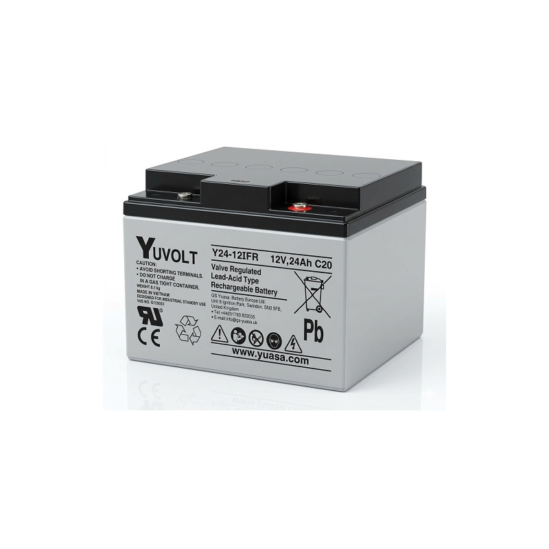 Yuasa YUVOLT Y24-12FR VdS (12V, 24Ah, M5)