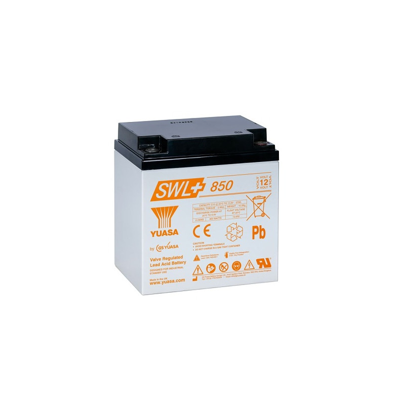 Batéria YUASA SWL+850 (12V, 28,8Ah, životnosť 15 rokov a viac)