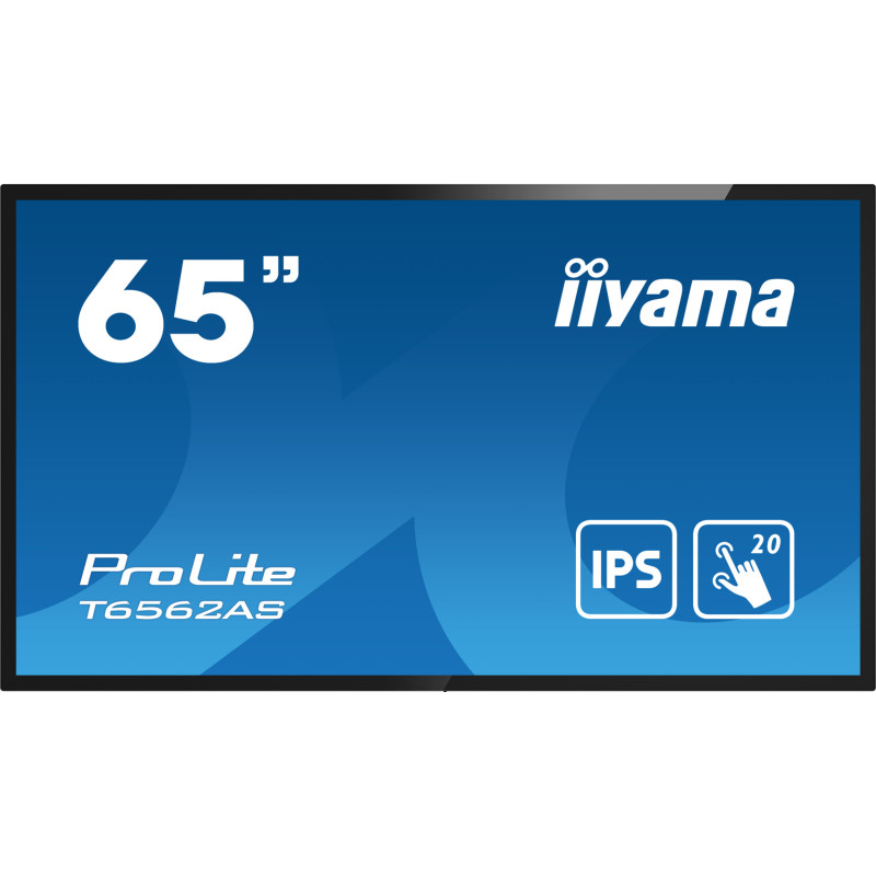 65'' iiyama T6562AS-B1: IPS, 4K UHD, Android, 24/7