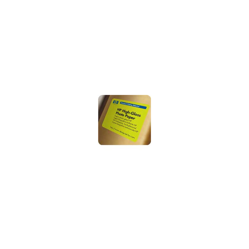 HP High-Gloss Photo Paper - rolka 42''