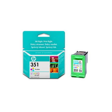 HP 351 - 3-farebná atramentová kazeta, CB337EE