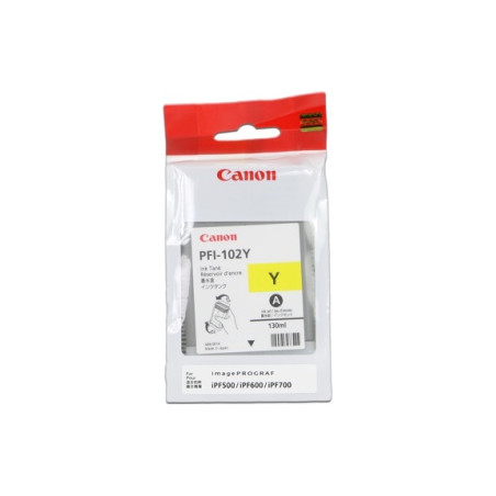 CANON INK PFI-102 YELLOW iPF-500, 600, 700