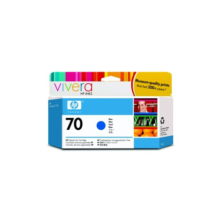 HP no 70 modrá atramentová kazeta, C9458A