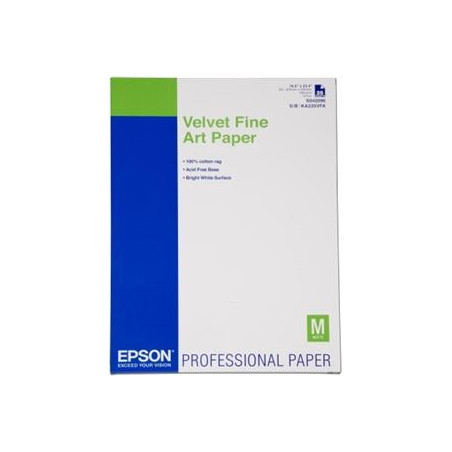 Velvet Fine Art Paper, DIN A2, 260g/m2, 25 listov