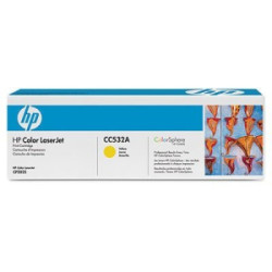 HP tlačová kazeta žltá, CC532A