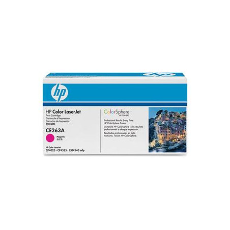 HP tlačová kazeta purpurová, CE263A