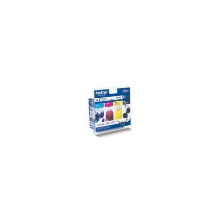 LC-980 VALBP (atrament multipack-čierna+tri farby)