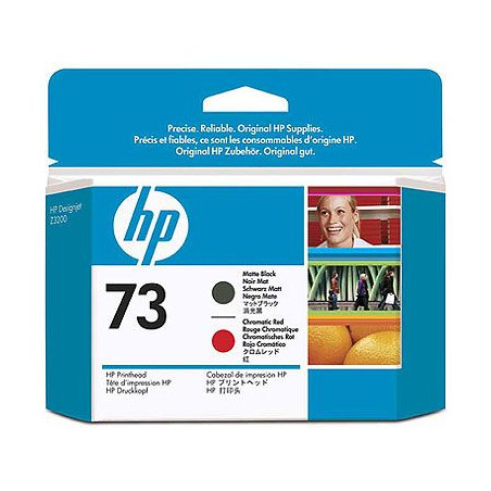 HP no 73 matná čierna a chróm. červená tlač. hlava