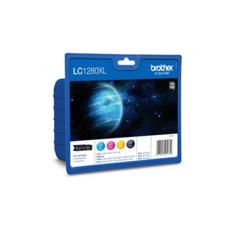 LC-1280XLVALBP (atrament multipack-čierna+tri farby)